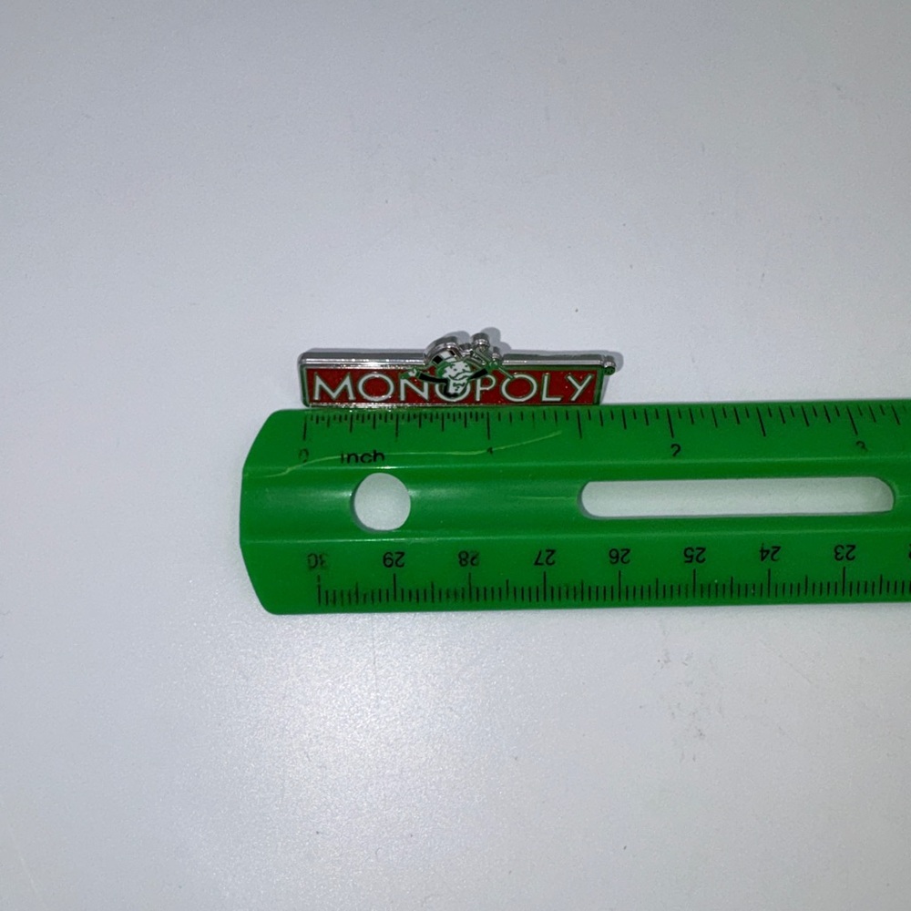 Buckle-Down Monopoly Lanyard & Pin Set in Green and Multicolor - Picture 4 of 8